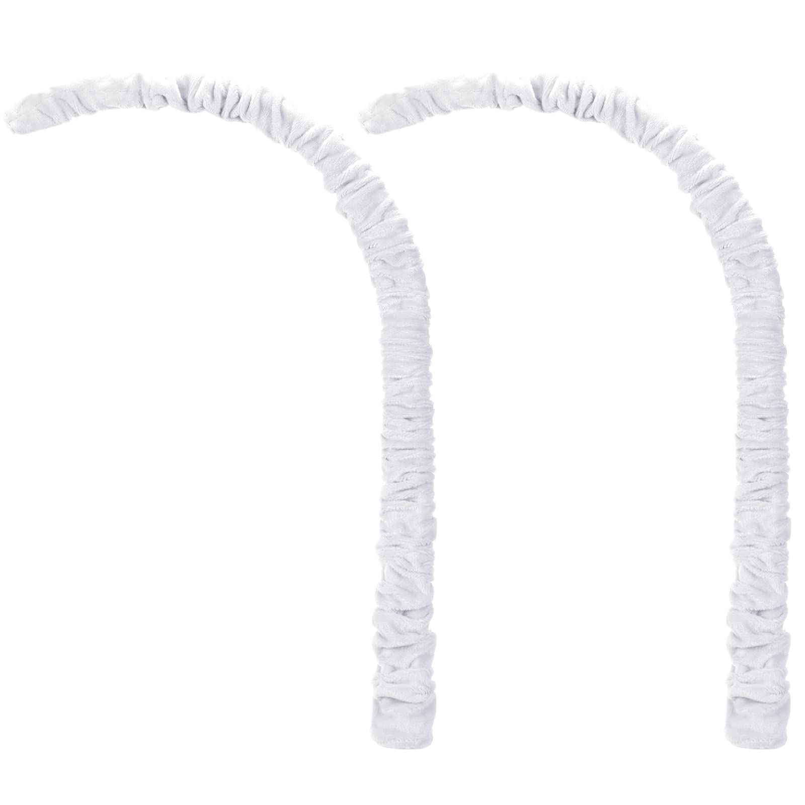 Tatuo crib mobile arm cover in white, soft fabric for gentle baby touch.