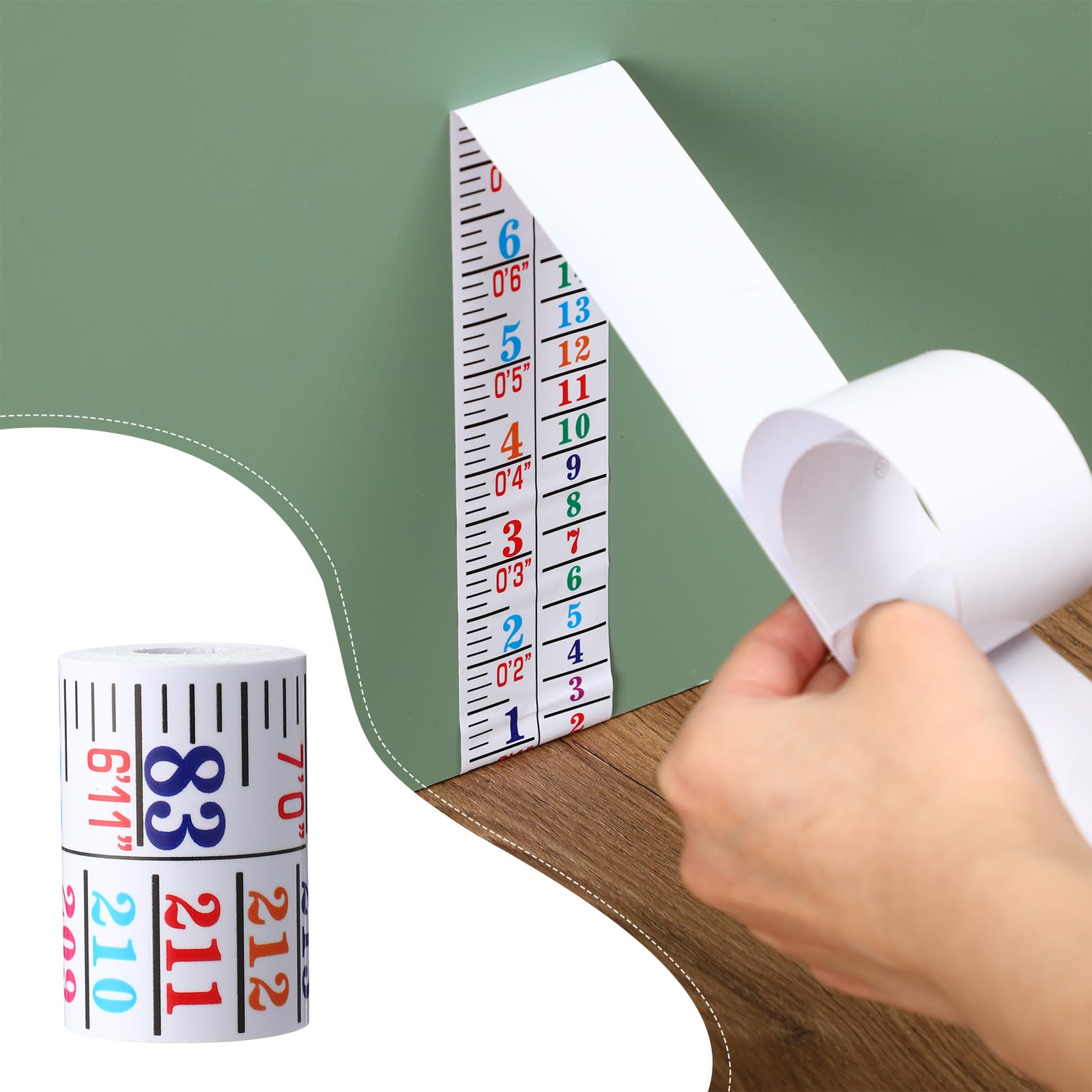 Tatuo cropped-height feature allows trimming to keep the ruler straight.