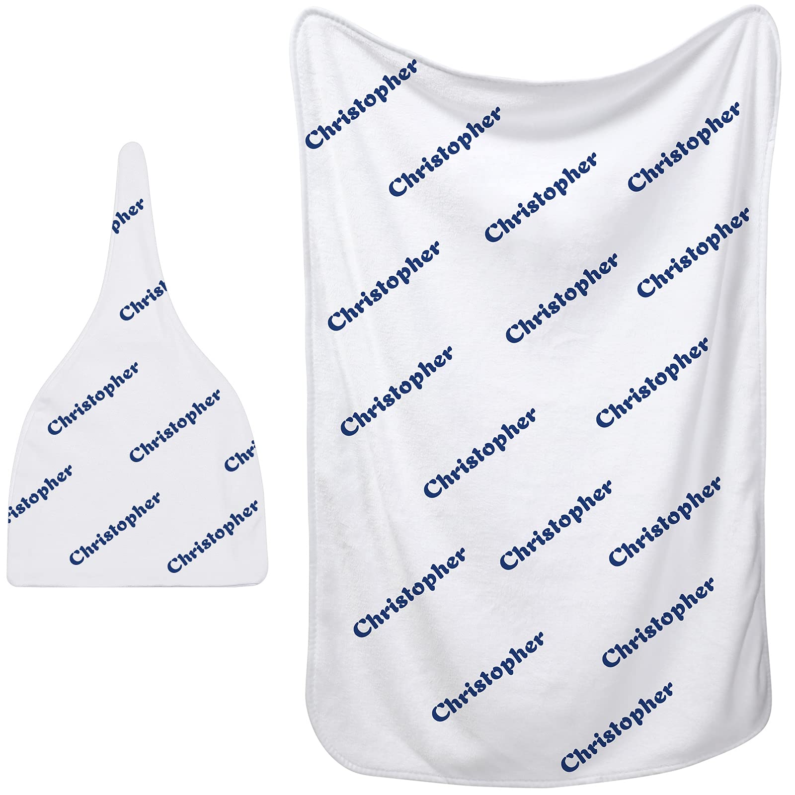 Tatuo sublimation baby blanket 30x40 white—soft fabric for cozy naps.