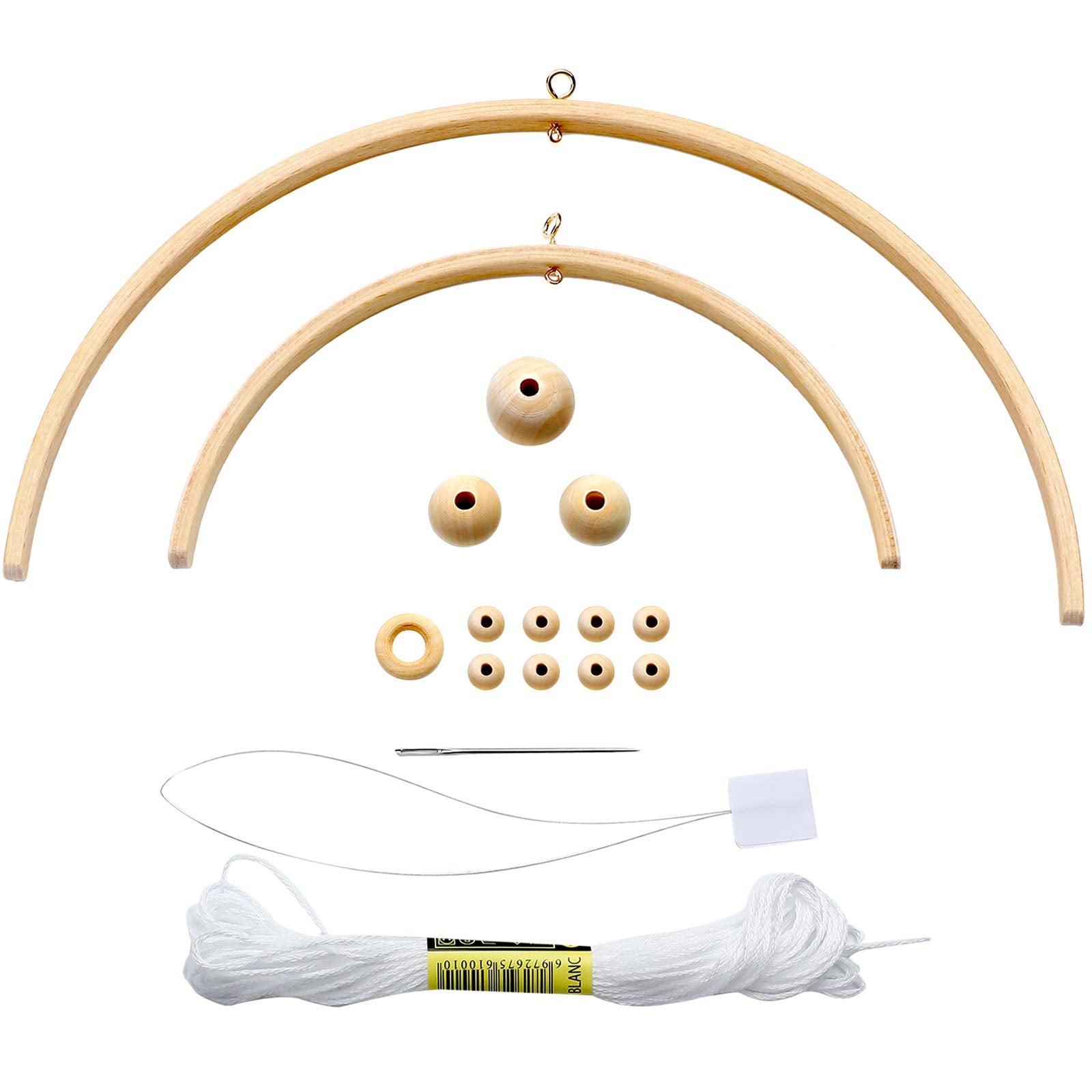 Tatuo wind chime semicircular crib mobile ready for easy assembly and soothing nursery decoration