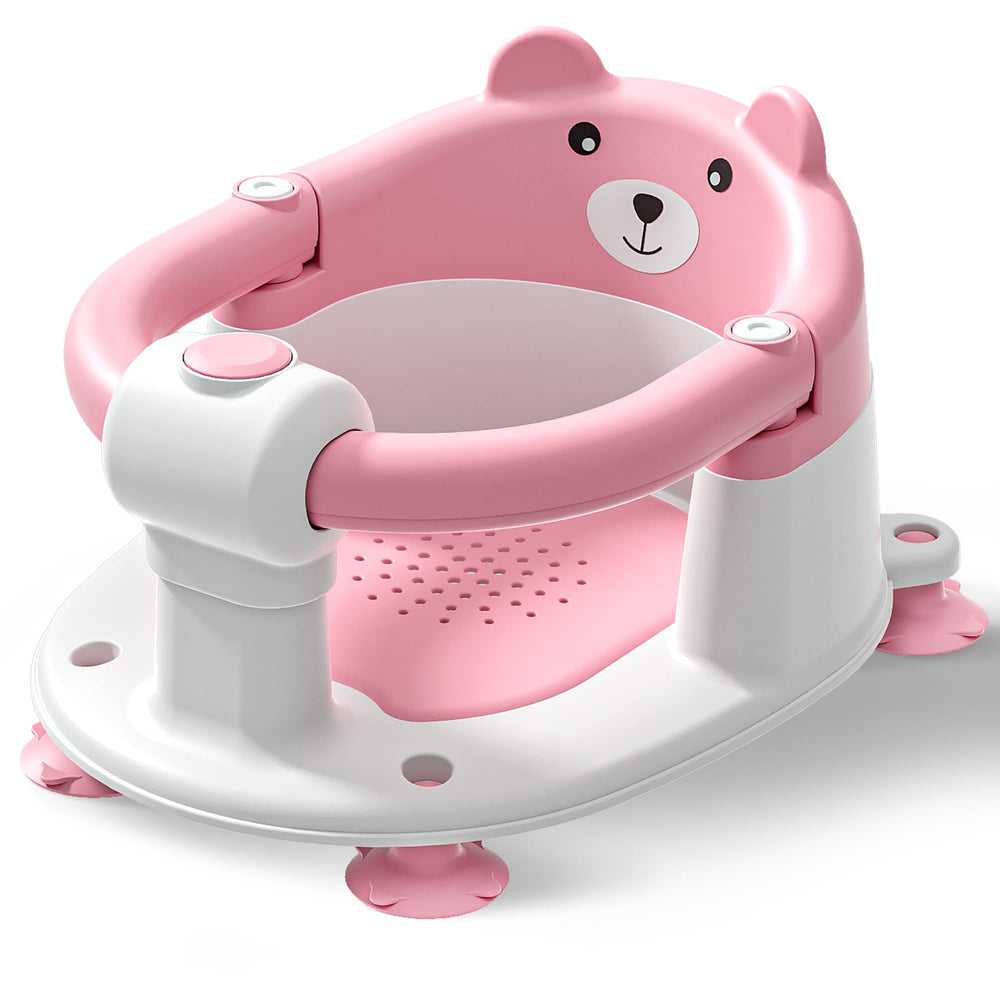 Tavlshero baby bath seat with back support for secure bath time.