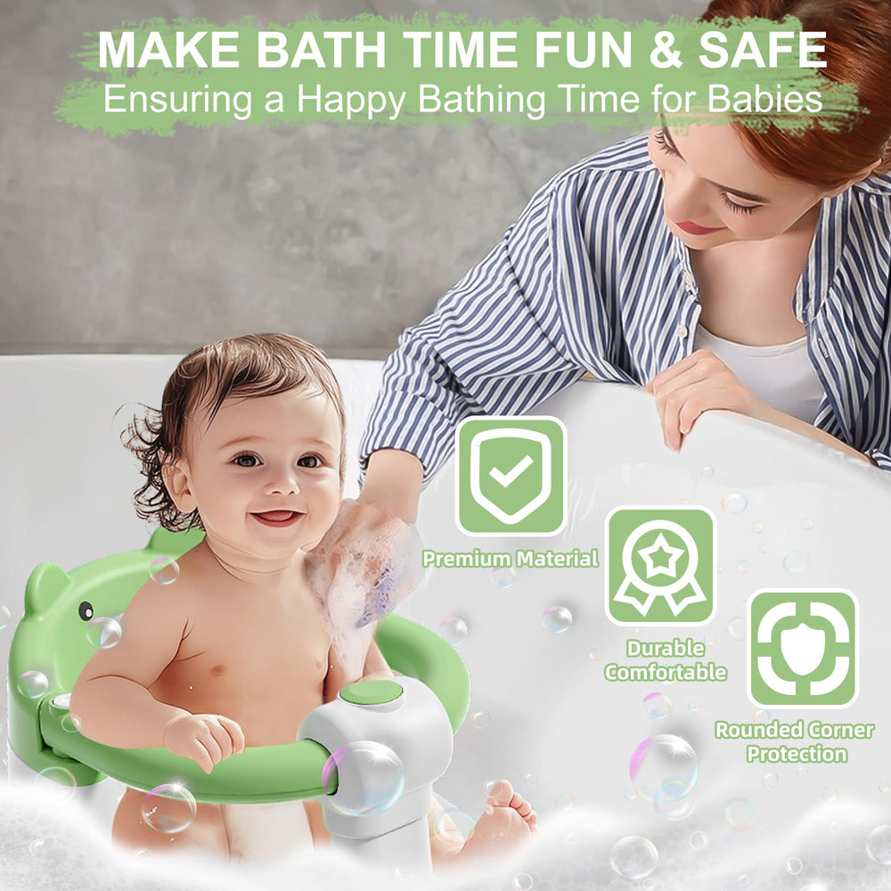 Tavlshero bath seat side angle shows ergonomic design and comfy armrests