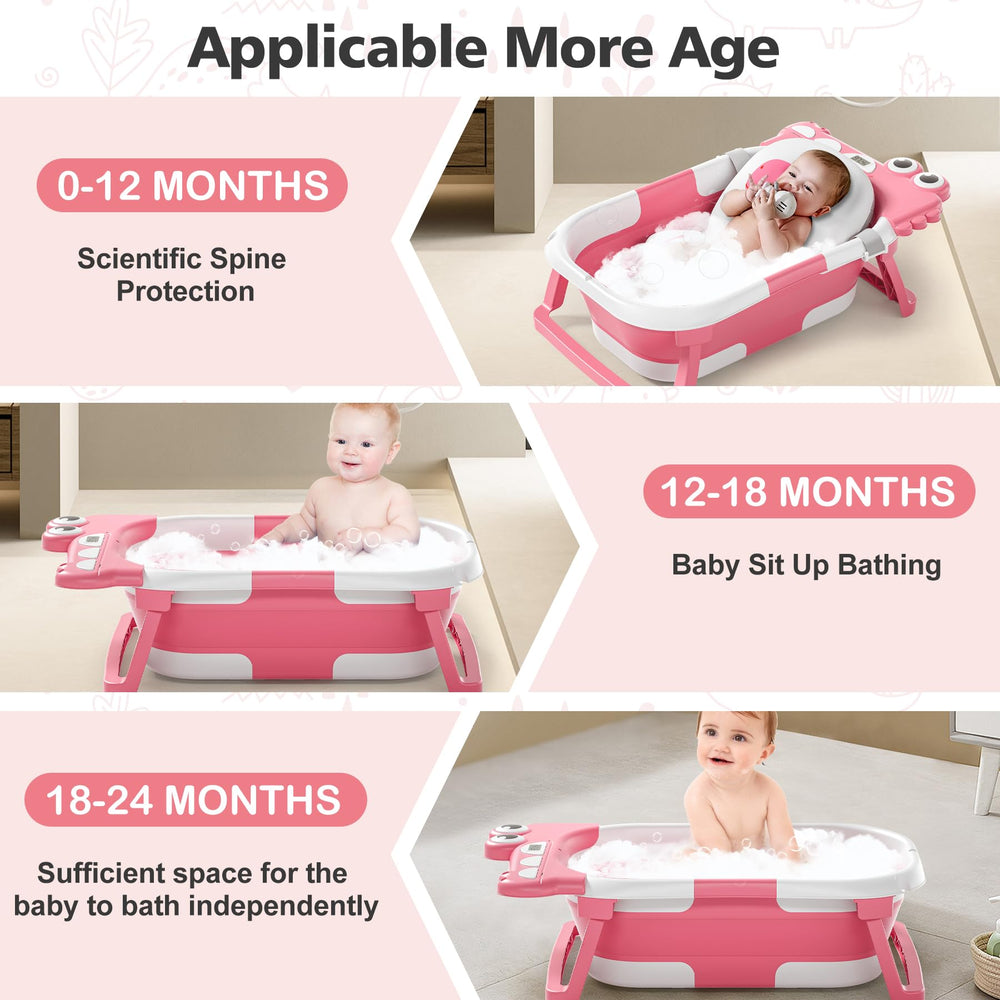 Tavlshero bath cushion detachable floating, supporting head and neck during bath time.