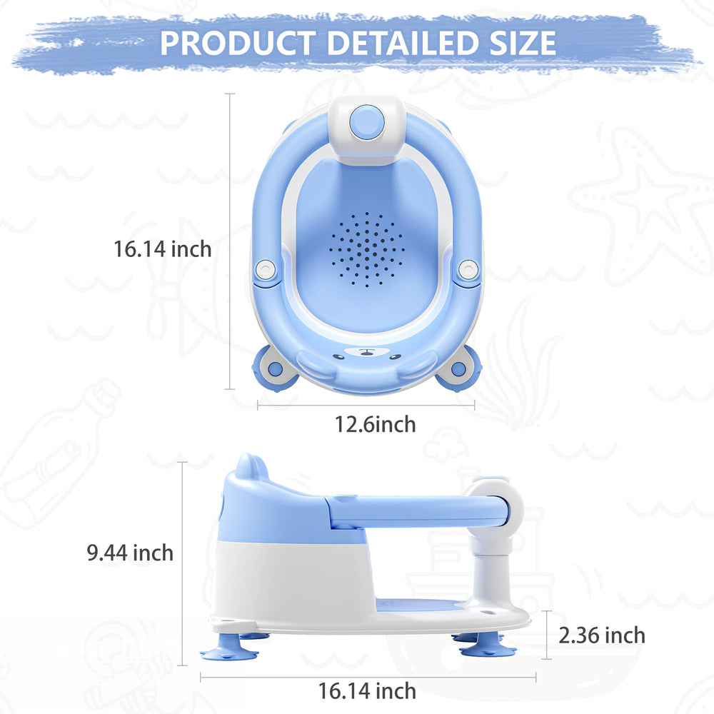 Tavlshero bath seat is compatible with most bathtubs for versatile setup.