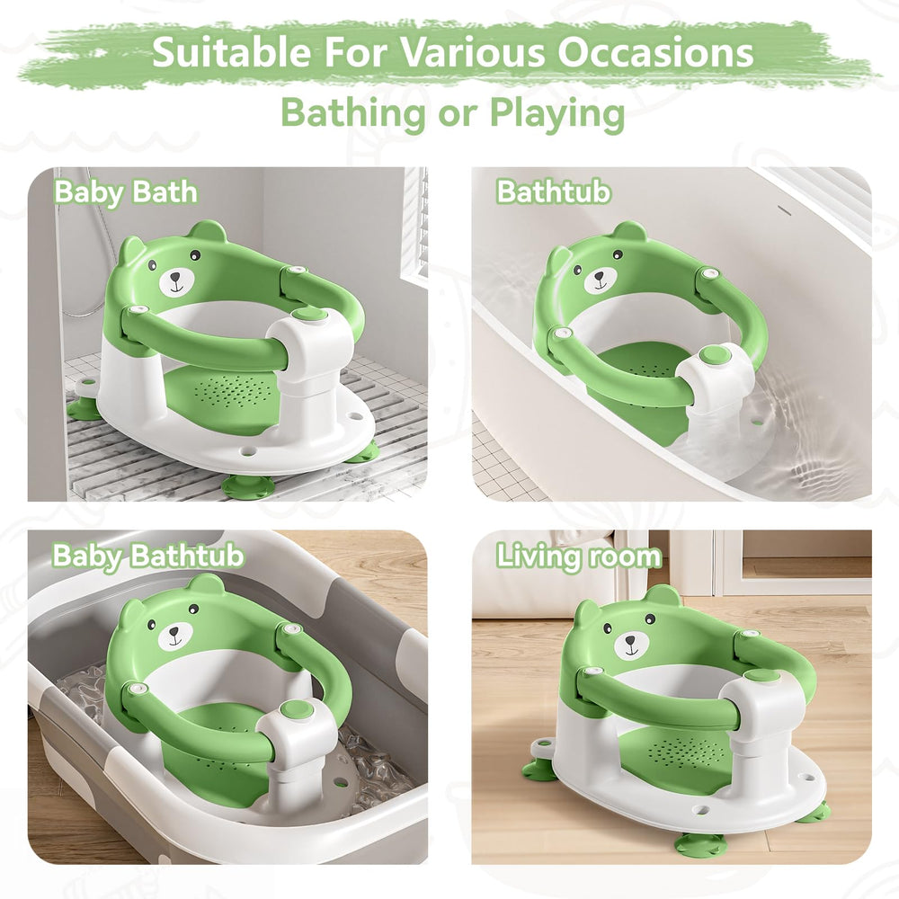 Tavlshero bath seat drainage mesh promotes quick drying after bath time
