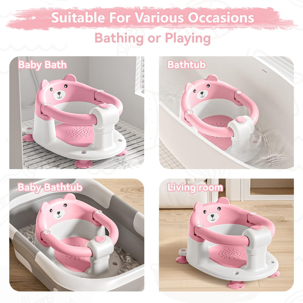 Tavlshero portable bath seat is lightweight for home or travel.
