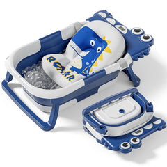 Tavlshero collapsible baby bathtub front view shows compact travel-ready design for small spaces.