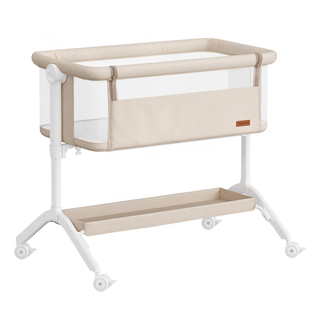 Taylengrow Baby bassinet beige color adds warm, neutral styling to your nursery.