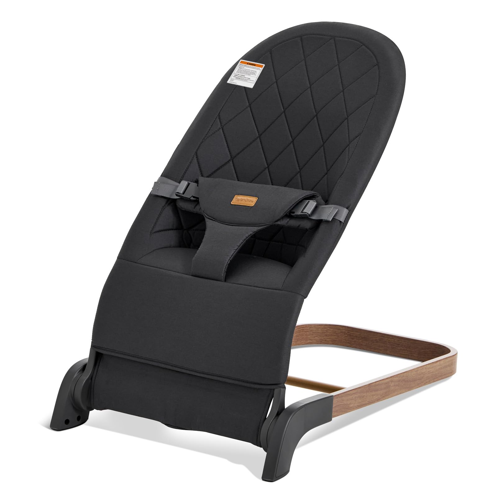 Taylengrow Baby Bouncer folded-compact for easy storage and travel.