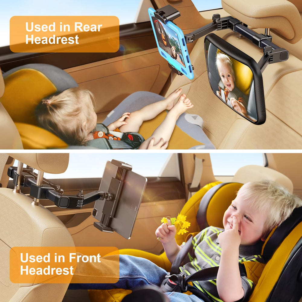 TAZENI 4x180° adjustable arms optimize baby view and caregiver visibility.