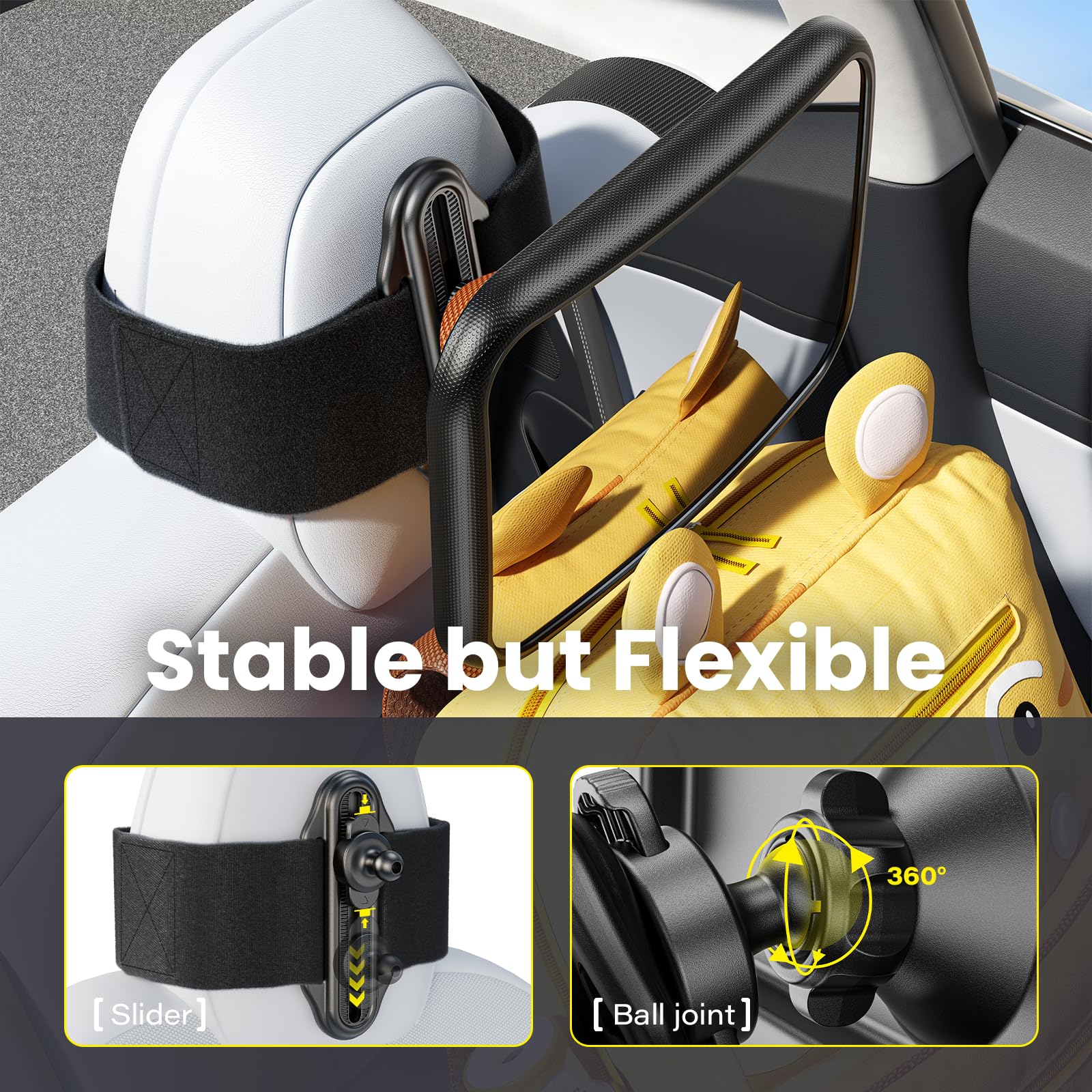 TAZENI crash-tested mirror design supports safe wobble-free driving assistance