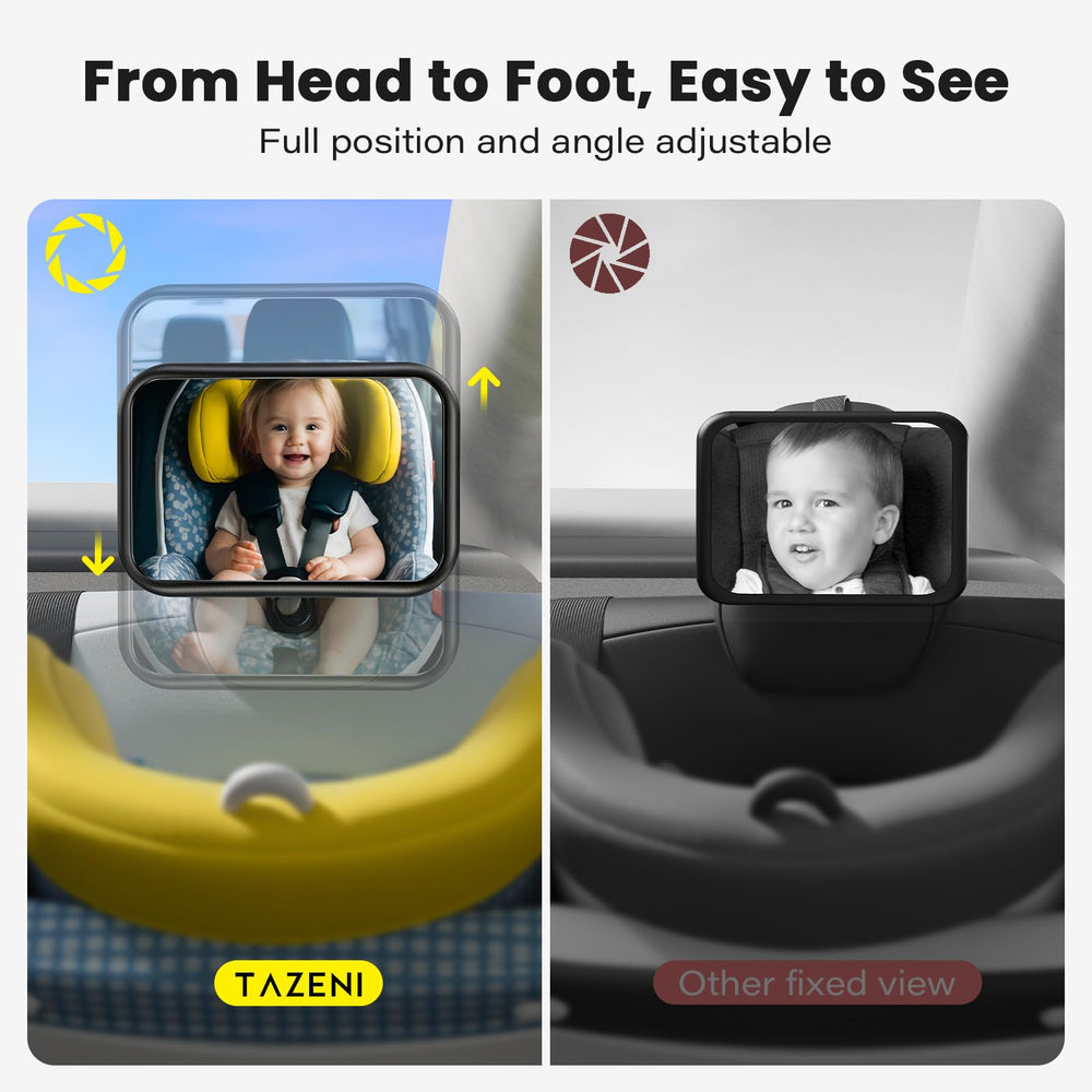 TAZENI sponge pads fit curved headrests and reduce shake during driving