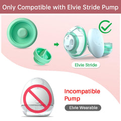 TB Tbuymax Elvie Stride duckbill valves 8pc close-up for smooth suction