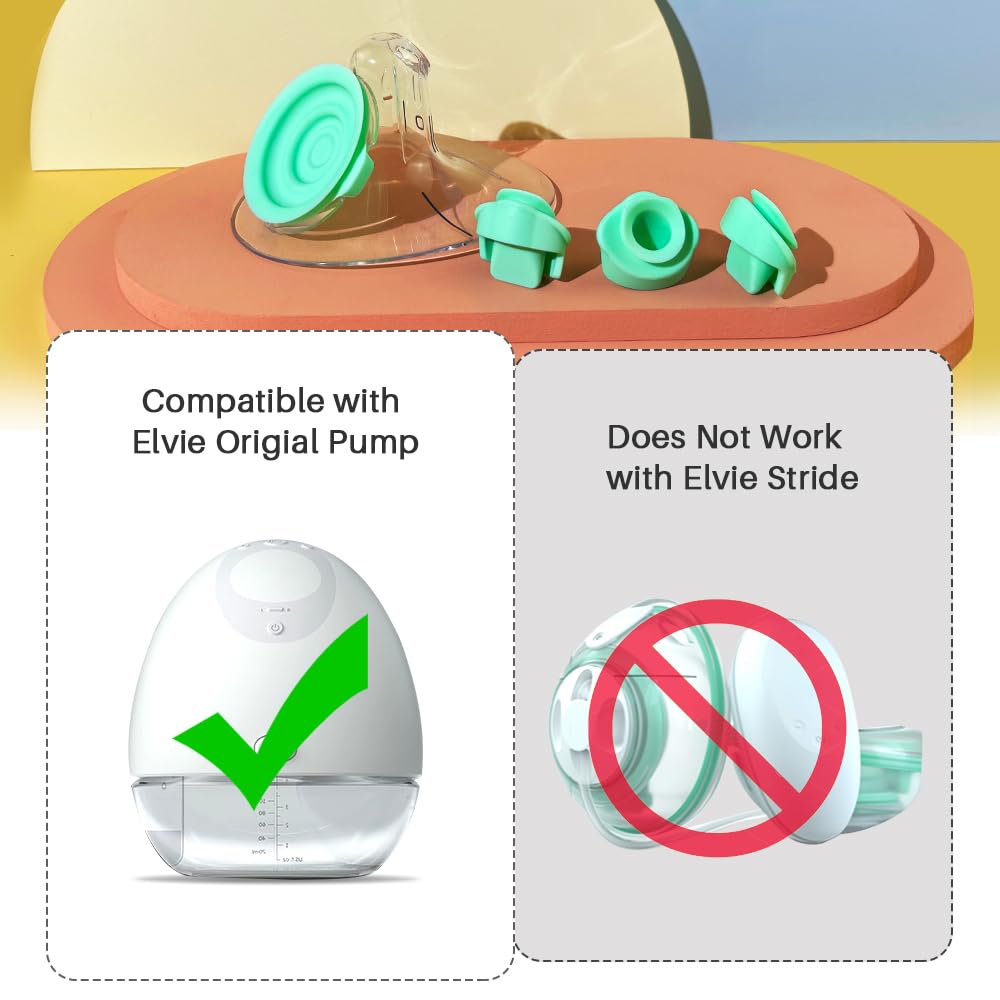 TB Tbuymax 4pc pump seals—reseals and maintains performance in wearable breast pumps.