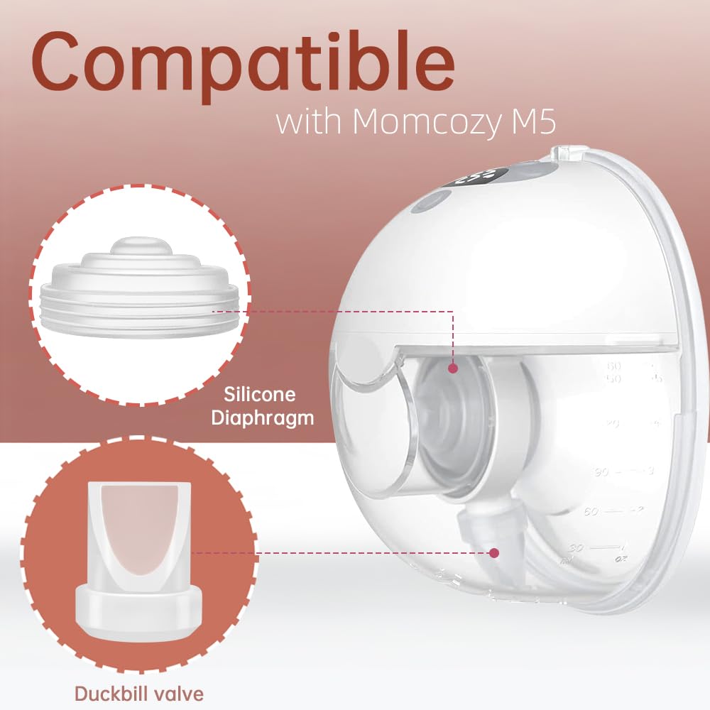 TB Tbuymax silicone diaphragms 4-pack compatible with Momcozy M5 for smooth operation