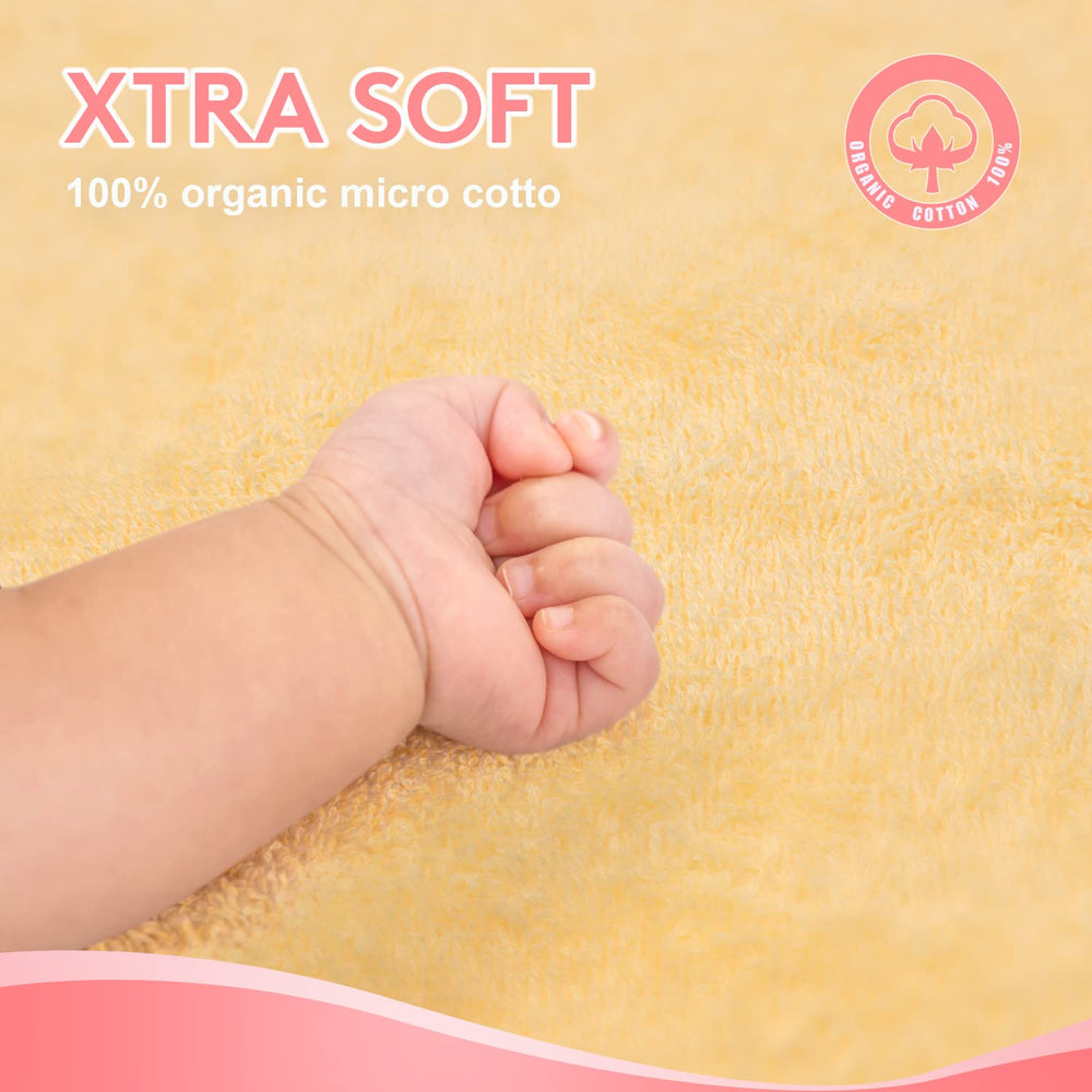 TBEZY ultra-soft velour-terry fabric promotes gentle skin contact