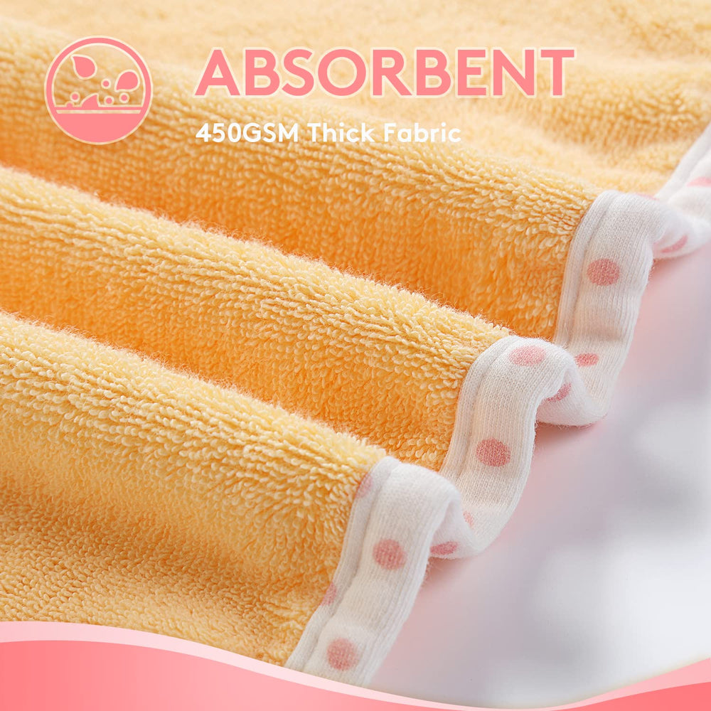 TBEZY Care-Washing Hooded Towel remains soft after frequent machine washing.