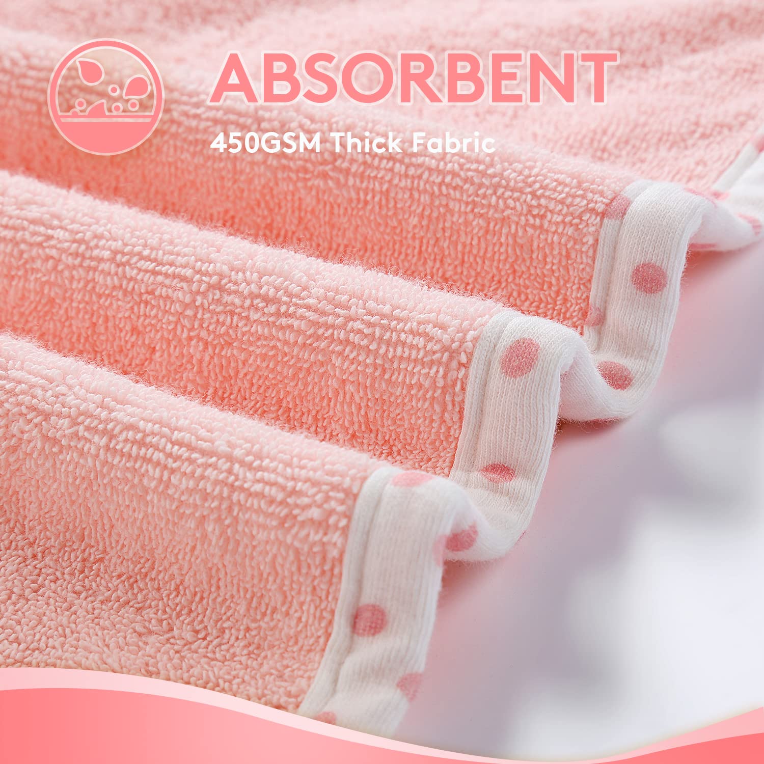TBEZY eco-friendly cotton towel highlights sustainable materials for baby care.