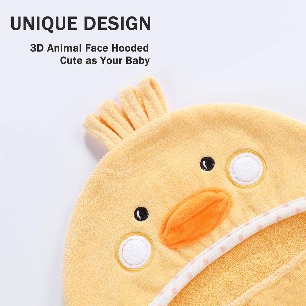 TBEZY eco-friendly cotton emphasizes sustainability for baby's bath time
