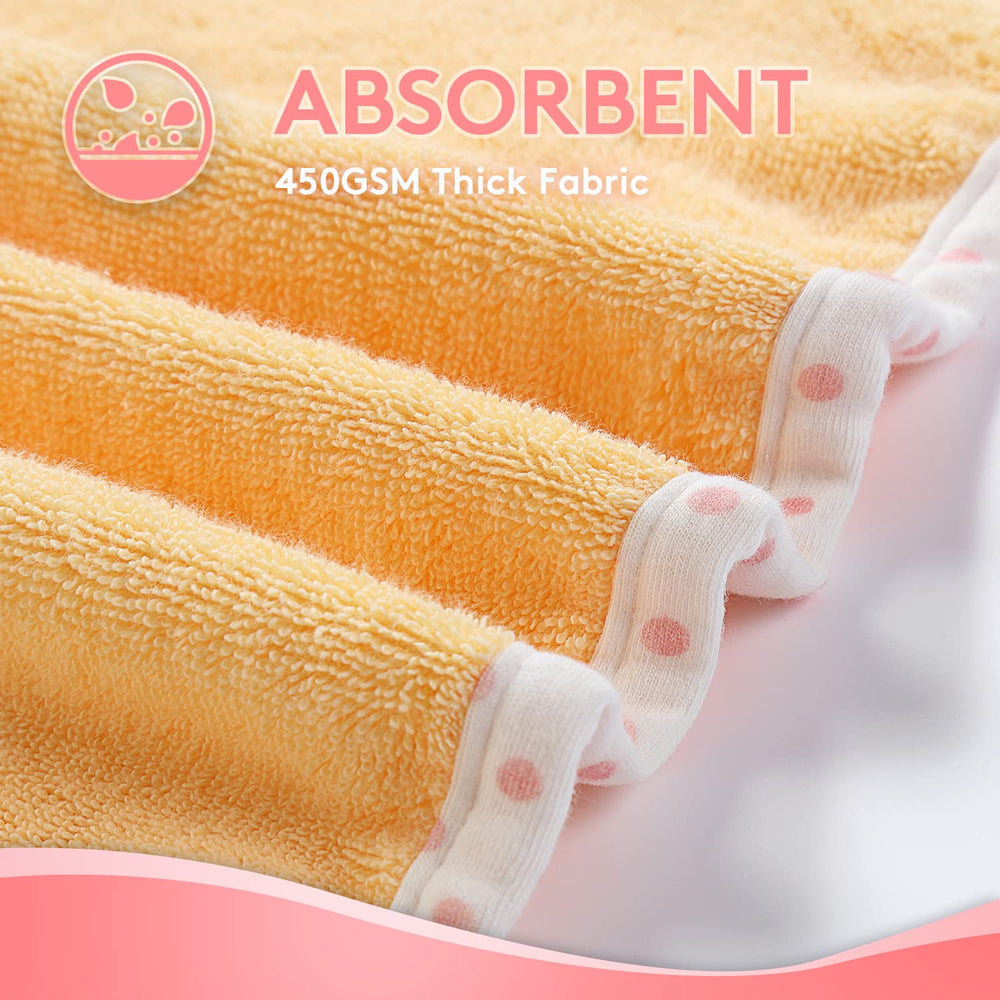 TBEZY gift-ready hooded towel with chic Chick design as newborn present