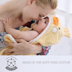 TBEZY hooded towel terry layer for high absorbency after bath