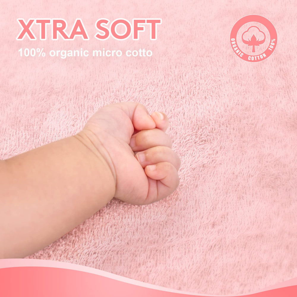 TBEZY warm-wrap design keeps baby cozy after bath.