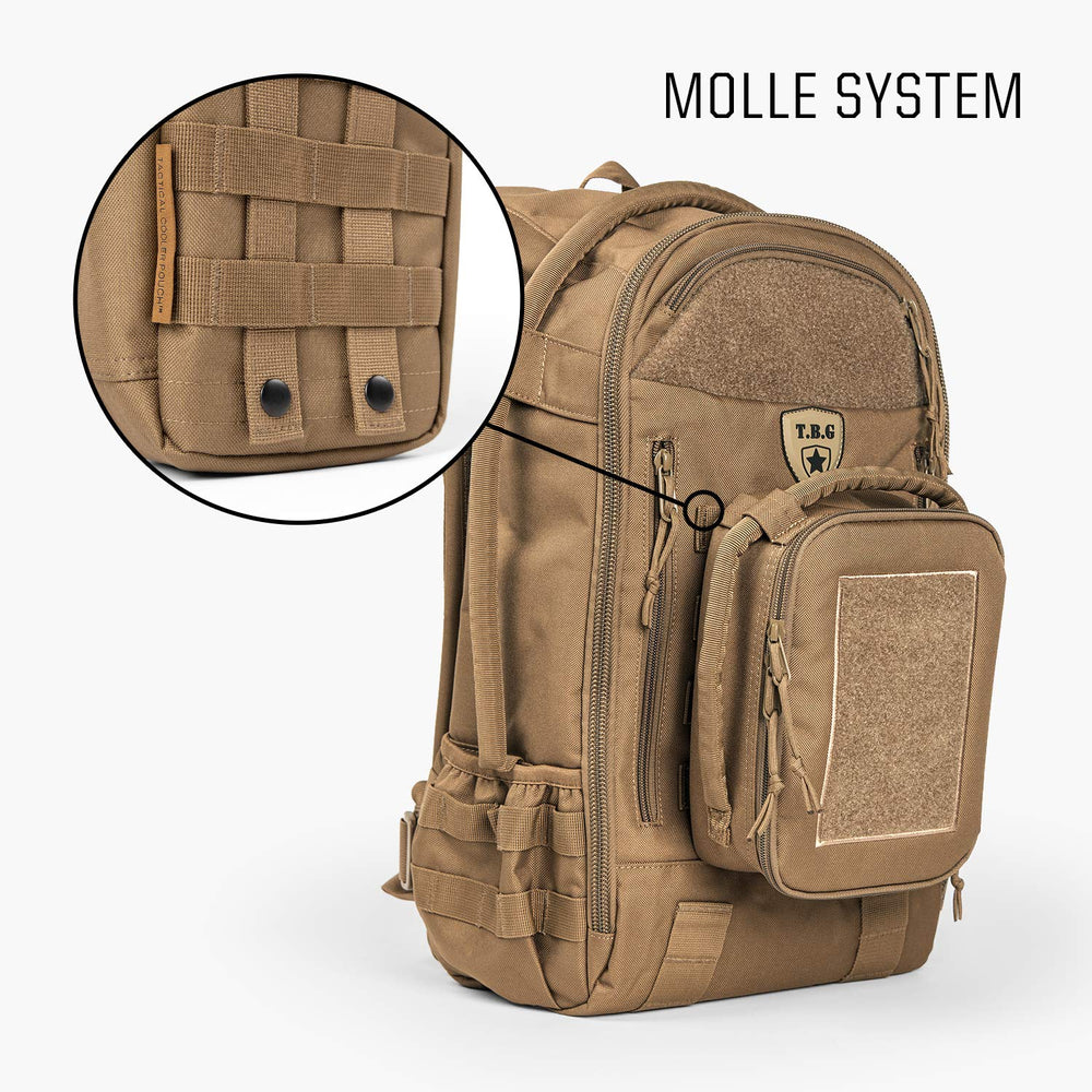 TBG cooler pouch Ranger Green in-use during a day out demonstrates self-contained packing solution.