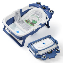 TBHAPY baby bathtub shows foldable design ideal for saving space in small bathrooms