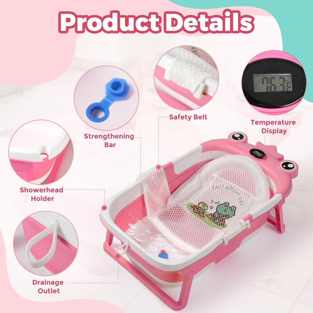 TBHAPY baby-bathub-multi-scene demonstrates adaptability from newborn baths to toddler play.