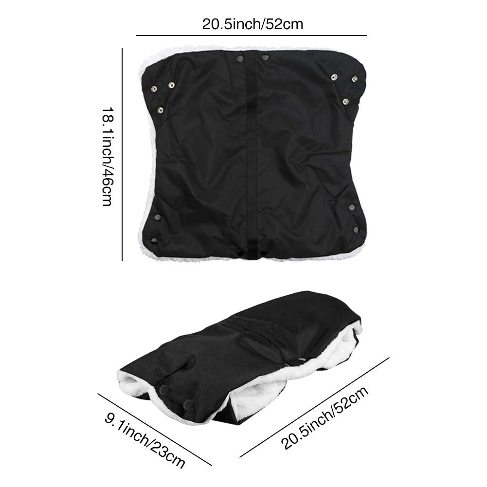 Tbrand packaging shows one warm, easy-to-use stroller glove
