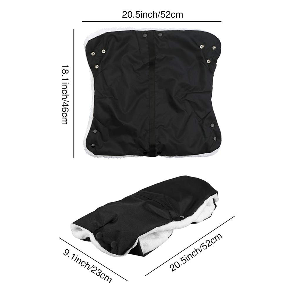 Tbrand packaging shows one warm, easy-to-use stroller glove