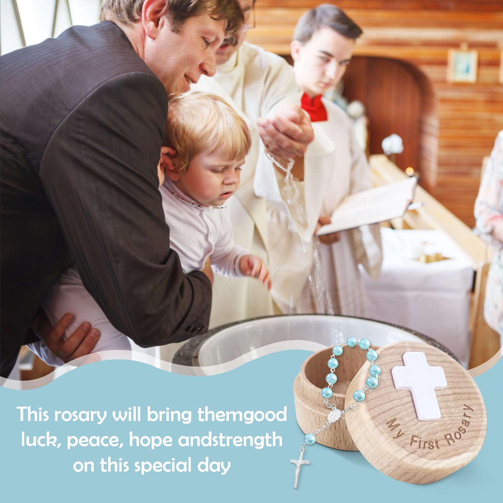 TBTFW Two-piece baptism gift ideal for babies and toddlers on special occasions.