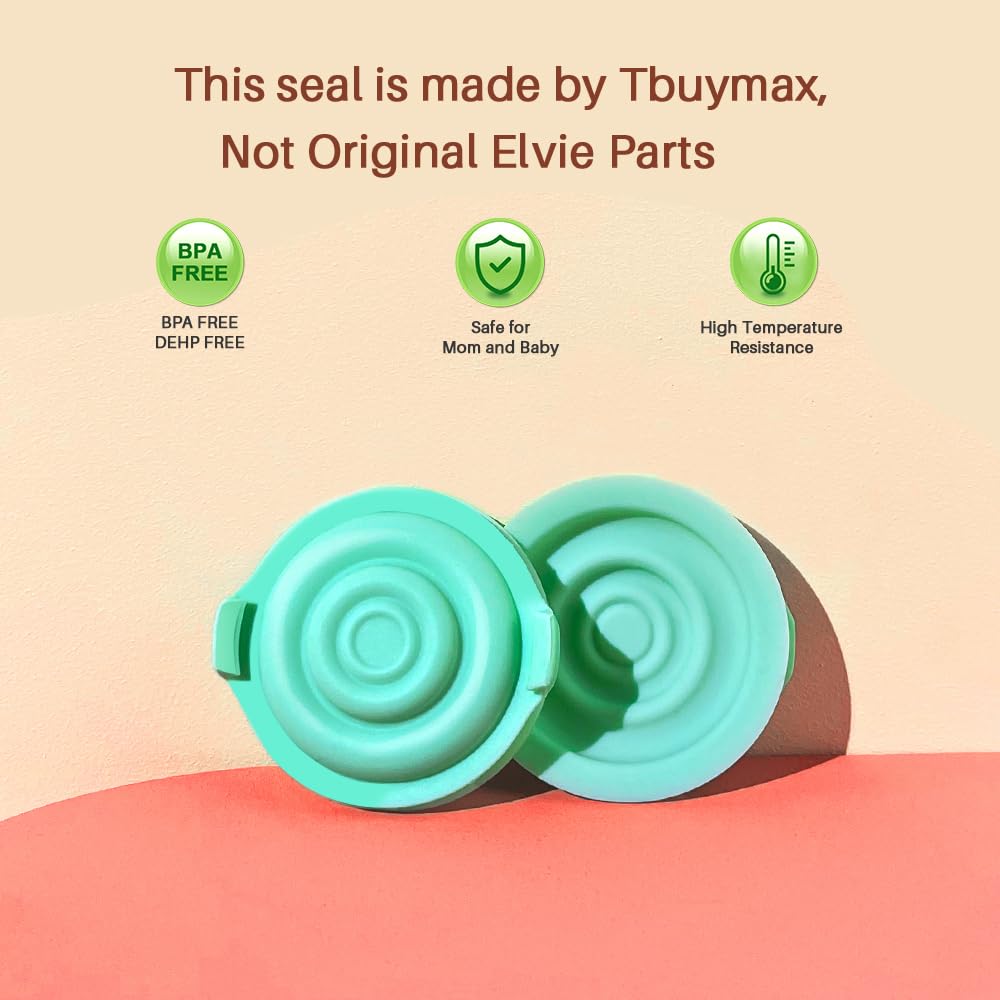 TB Tbuymax Elvie pump diaphragm closeup highlights silicone membrane for strong suction and long-lasting use.