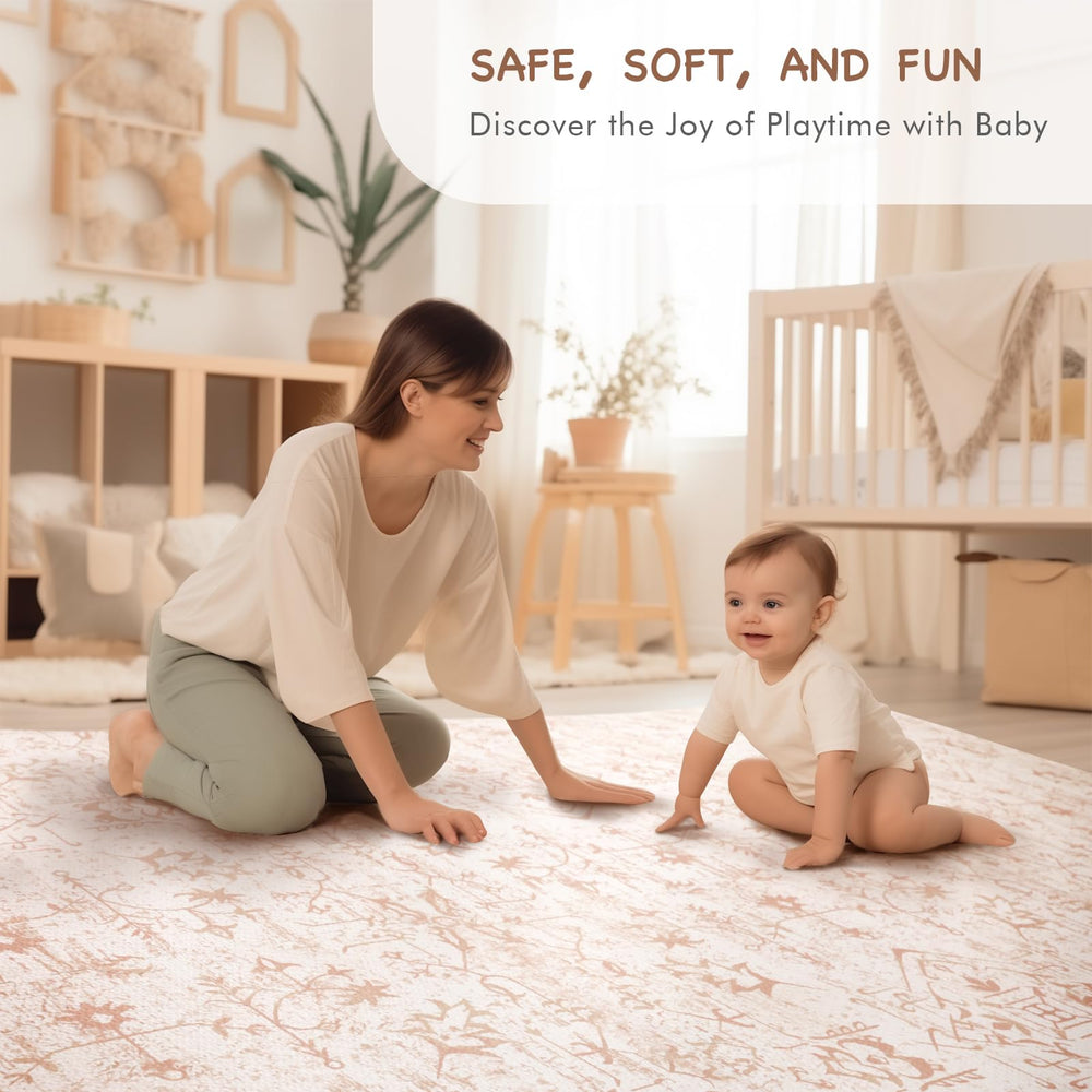 TCBunny Persia pattern colors enhance modern decor while keeping play area vibrant