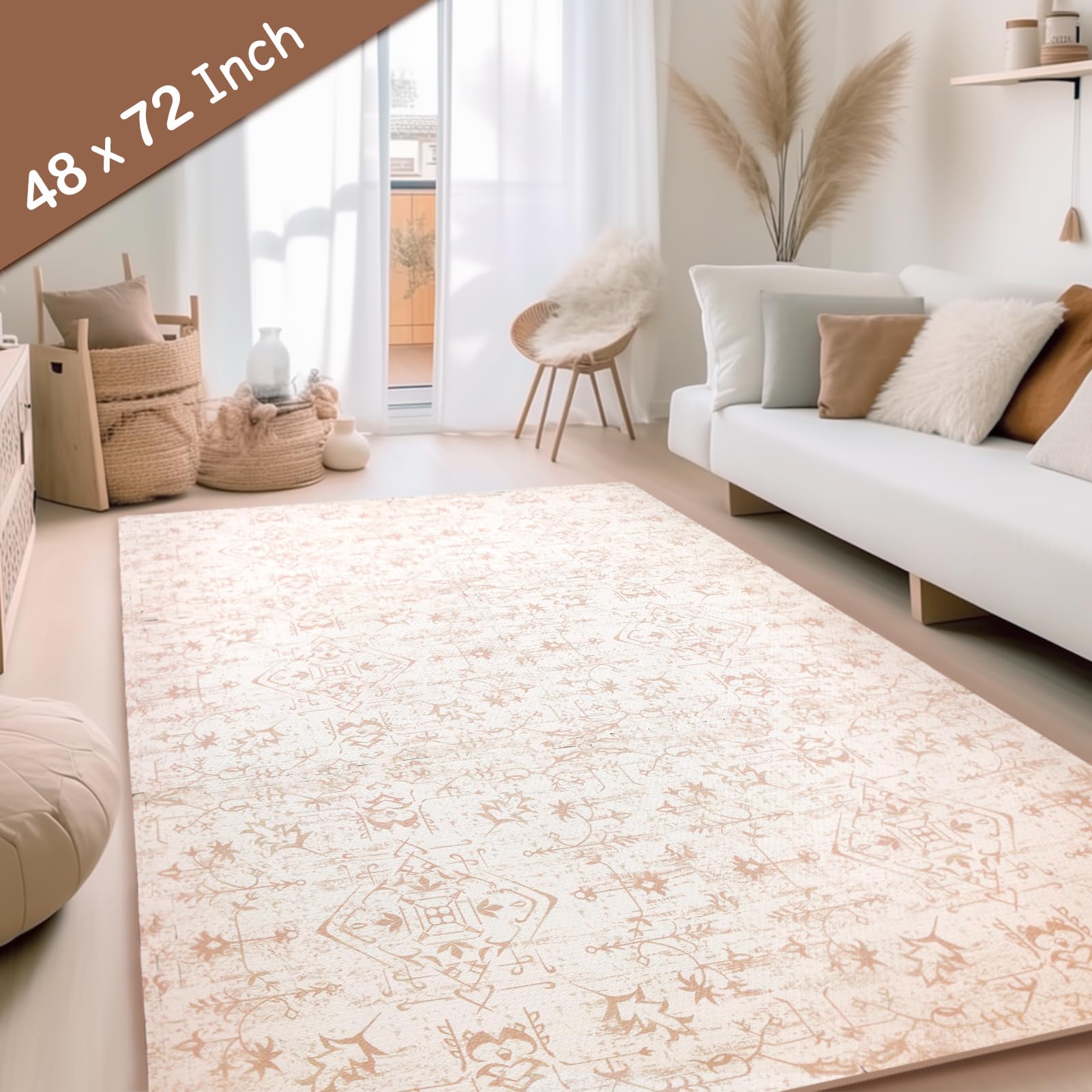TCBunny play mat creates a cozy pet relaxation corner on hard floors