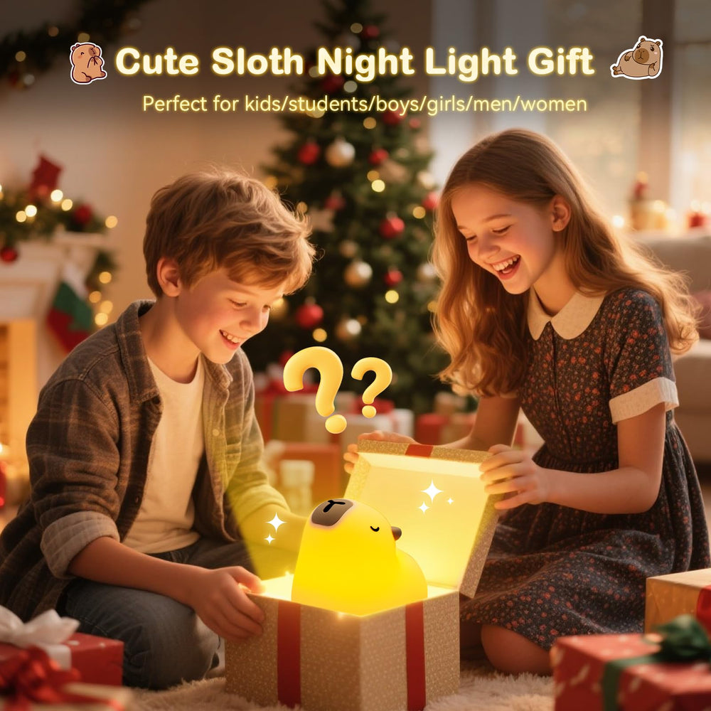 TCMOT Capybara night light uses Type-C charging for quick recharges