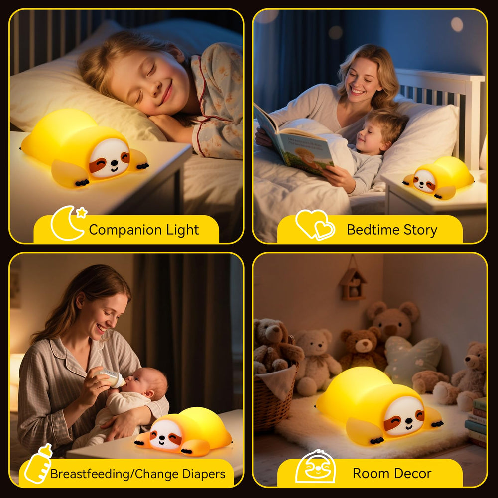 TCMOT Sloth Night Light portable for desks or dorm rooms