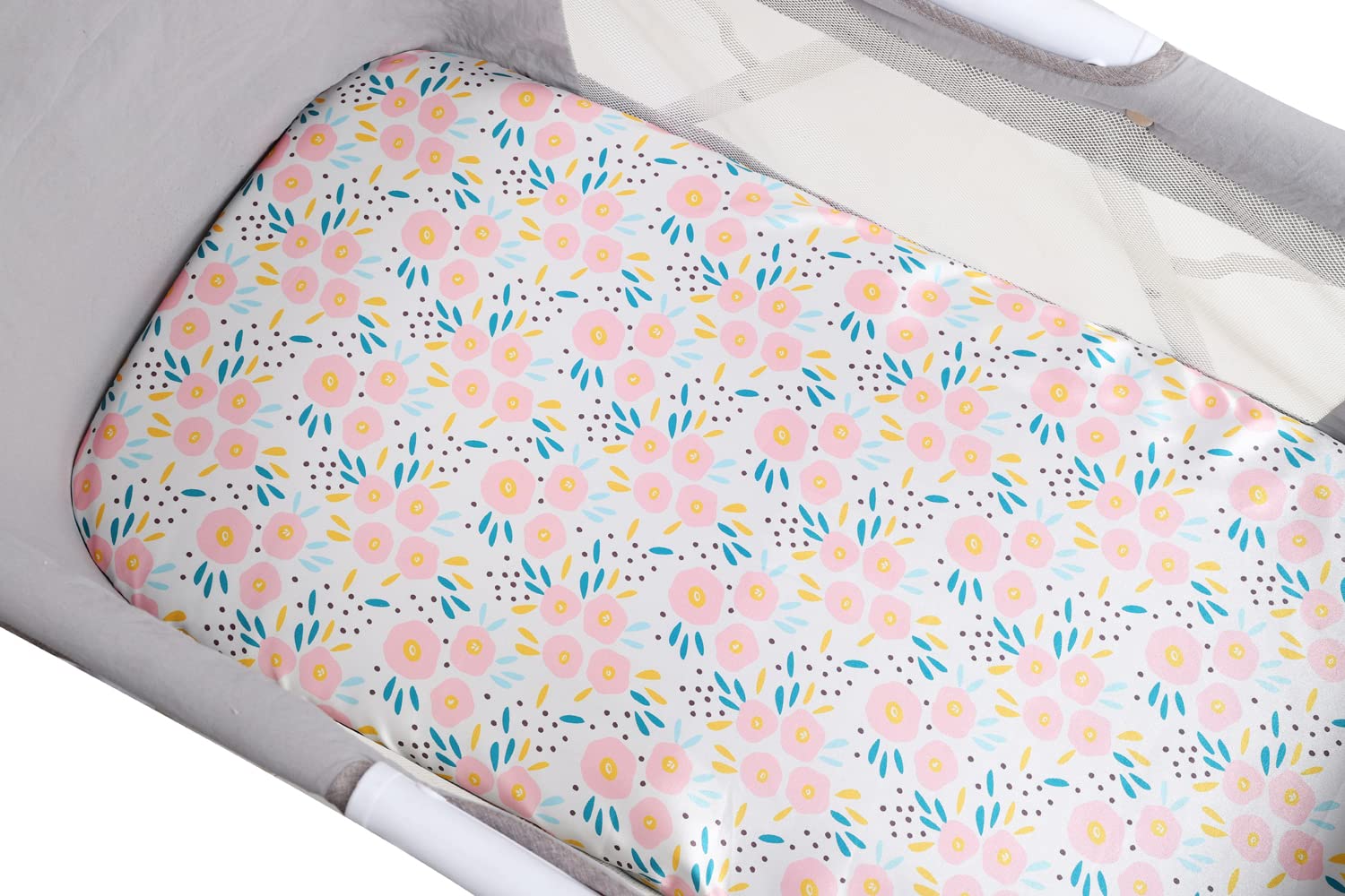 Tcmyyund floral design adds gentle style while supporting soft bed surfaces.