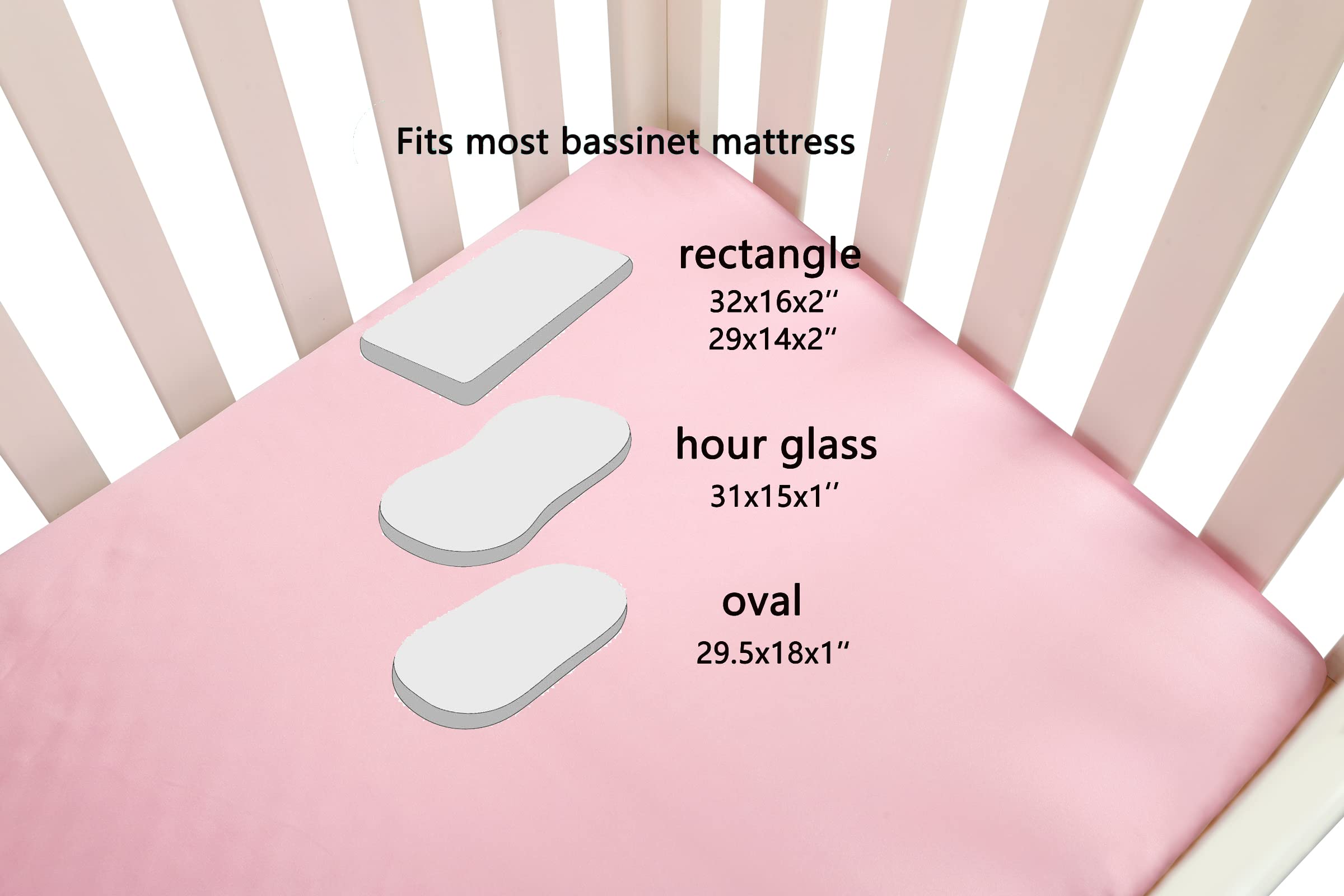 Tcmyyund satin bassinet-sheet machine-washable for quick, easy care.