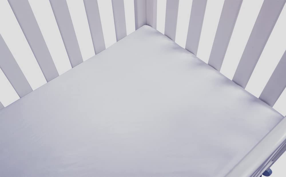 Tcmyyund satin pack n play sheet fits Graco and similar mini cribs