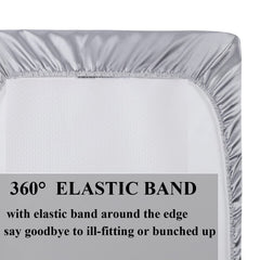 Tcmyyund satin pack n play sheet elastic edge demonstrates snug fit
