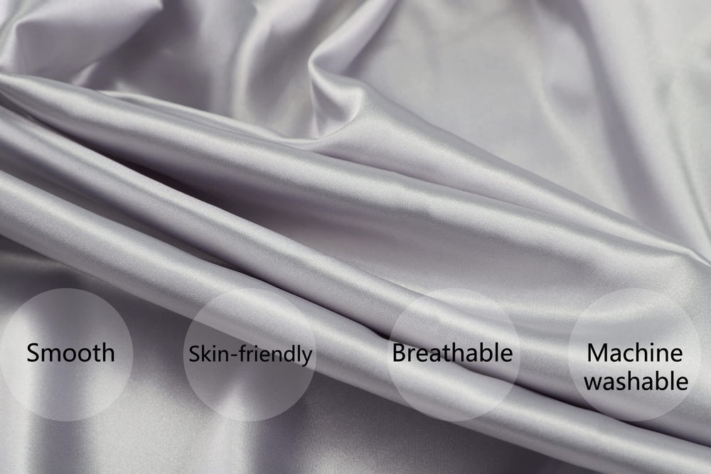 Tcmyyund satin pack n play sheet on mattress, smooth surface supports hair and skin health