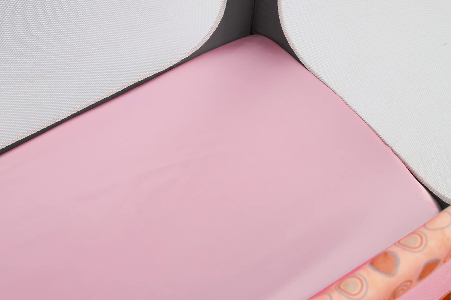 Tcmyyund satin pack n play sheet travel-ready, soft sleep surface anywhere