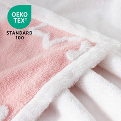 TCOYIWL baby blanket 33x43 inches demonstrates practical size for swaddle use.