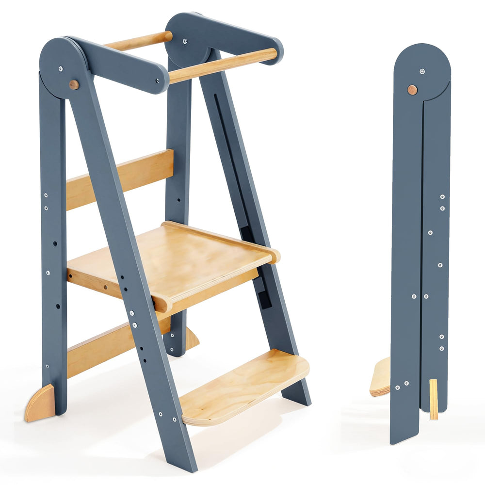 TDKDHoming foldable toddler tower preassembled for quick kitchen participation