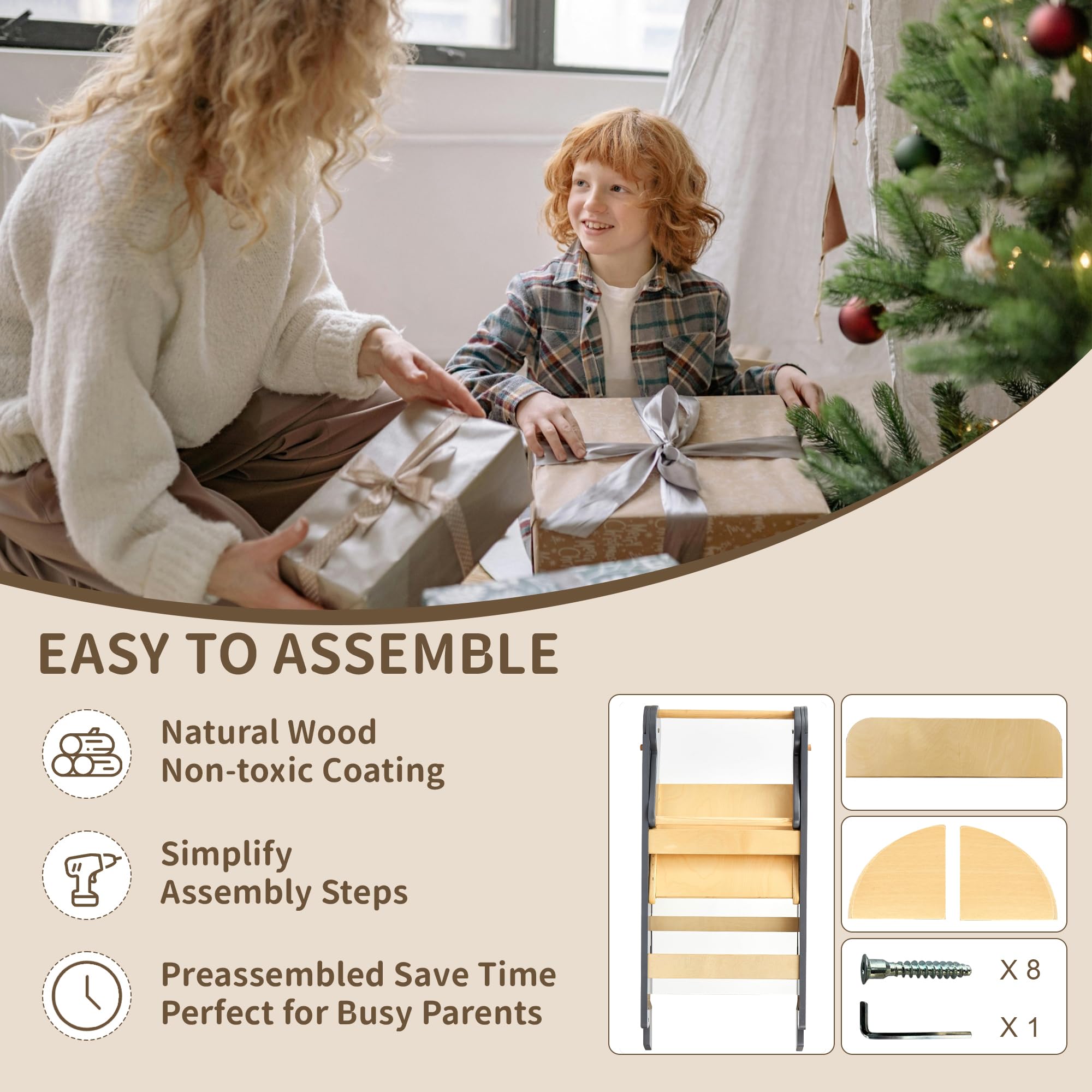 TDKDHoming in-use kitchen setup showing child helping with prep