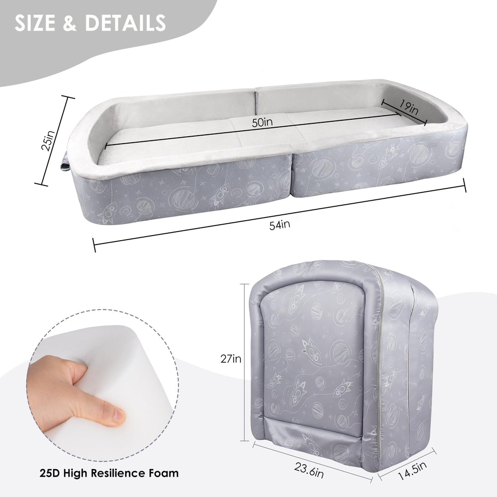 TDKDHoming toddler bed mattress detail shows high-density memory foam comfort