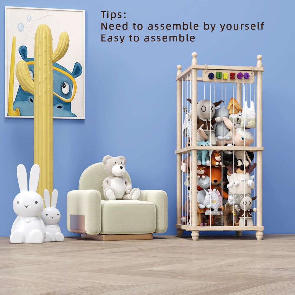 Tdymzdw stuffed animal storage keeps nurseries organized and safe in playrooms