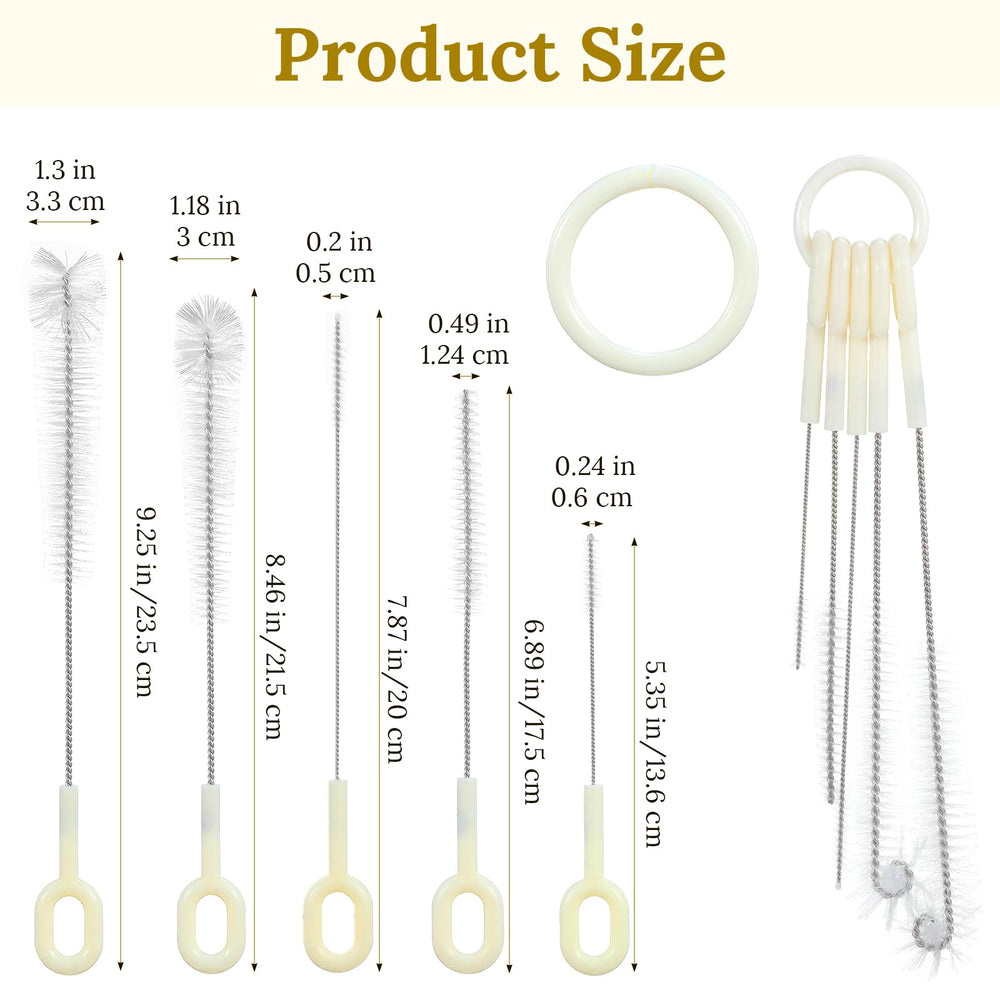 Teaaha 4-in-1 straw brush set cleans straws and cups with versatile performance.