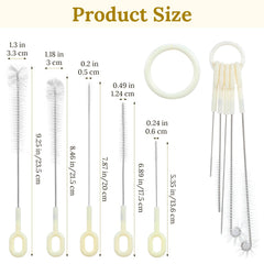 Teaaha 4-in-1 straw brush set cleans straws and cups with versatile performance.